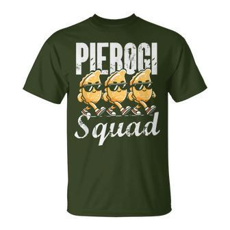 Pierogi Squad Polish American Christmas Poland Pierogi T-Shirt - Seseable