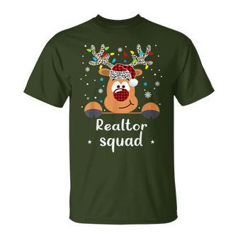 Reindeer Realtor Squad Christmas School Matching T-Shirt | Mazezy AU