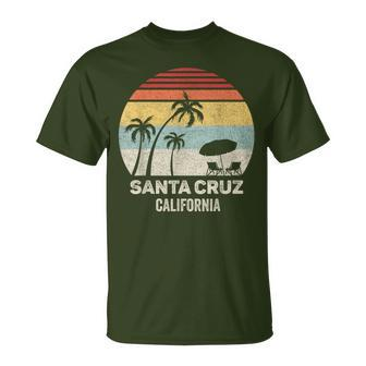 Retro California Santa Cruz Beach Vintage T-Shirt - Monsterry DE