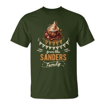 Sanders Family Christmas Costume Hot Chocolate Matching T-Shirt | Mazezy