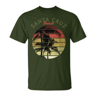 Santa Cruz Ca California Surfer 70S 80S Retro T-Shirt - Geschenkecke