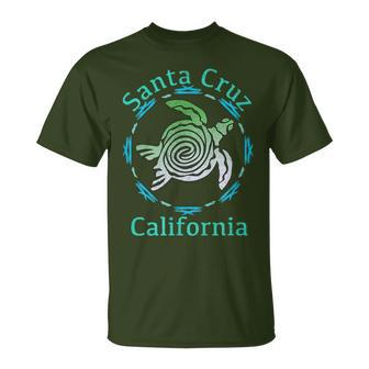 Santa Cruz Ca Vintage Tribal Turtle T-Shirt - Monsterry UK