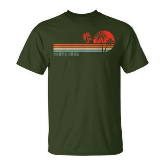 Santa Cruz California Retro Vintage Sunset Beach 70S 80S T-Shirt - Monsterry CA