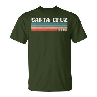 Santa Cruz California Retro Vintage T-Shirt - Monsterry AU