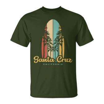 Santa Cruz City California Vintage Retro T-Shirt | Mazezy