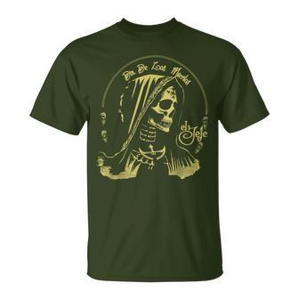 Skull Santa Muerte T-Shirt - Seseable