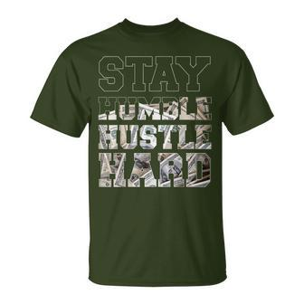 Stay Humble Hustle Hard Lifestyle Hip Hop Money Christmas T-Shirt - Monsterry AU