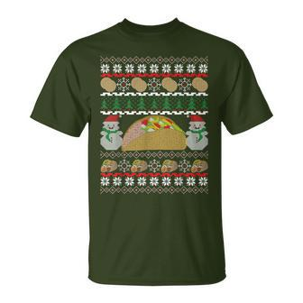 Taco Ugly Christmas Taco Lover T-Shirt - Monsterry CA