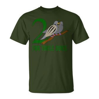 Two Turtle Doves Song 12 Days Christmas T-Shirt - Monsterry CA