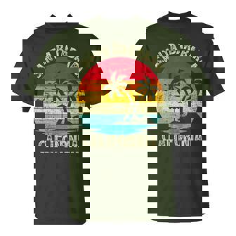 Vacaciones Familiaresintage Retro California Santa Barbara Beach Camiseta unisex - Regaloses