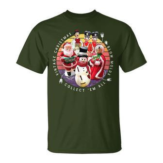 Vintage Christmas Blow Molds Collect Them All Retro T-Shirt - Monsterry DE