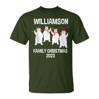 Williamson Family Name Williamson Family Christmas T-Shirt - Seseable