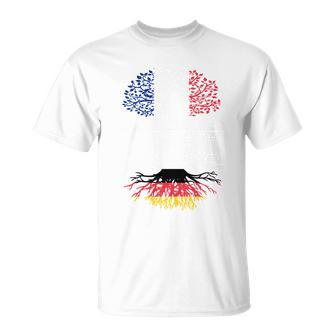 #Title:T-shirt Bilingue Français-Allemand, Design Original - Cadeauxyz