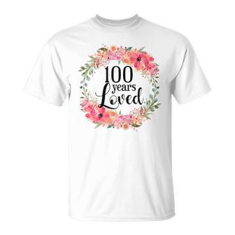 100Th Birthday 100 Years Old Loved Awesome Since 1921 T-Shirt - Monsterry UK