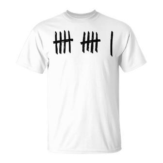 11Th Birthday Outfit 11 Years Old Tally Marks Anniversary T-Shirt - Monsterry AU