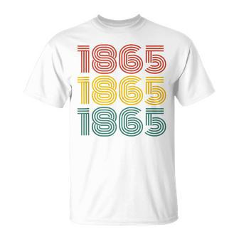 1865 Junenth Retro Embrace Freedom & Heritage T-Shirt - Monsterry DE