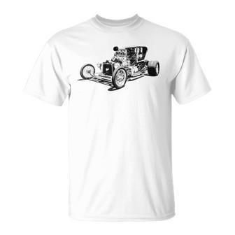 1927 T-Bucket Blown Hot Rod Will Glover Collection T-Shirt - Monsterry UK