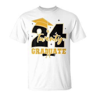 2024 Graduate Class Of 2024 Senior High School Graduation T-Shirt - Monsterry