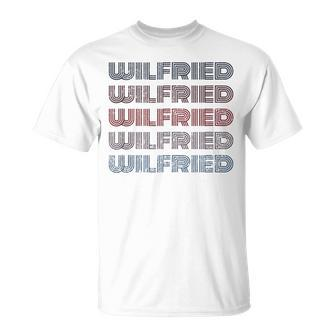 70S Vintage Personalized First Name Wilfried T-Shirt - Monsterry