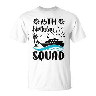 75Th Birthday Cruise Vacation 2024 Cruise Matching Group T-Shirt | Mazezy