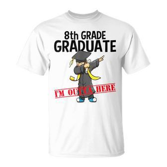 8Th Grade Graduation Dabbing Boy Party Idea T-Shirt - Monsterry AU