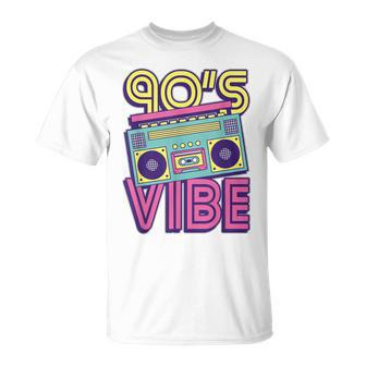 90S Vibe 1990S Music Lover Nineties Costume Party Retro 90S T-Shirt - Monsterry UK