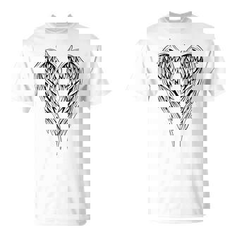 Alas De Ángel En La Parte Trasera Sin Mangas Camiseta unisex - Regaloses