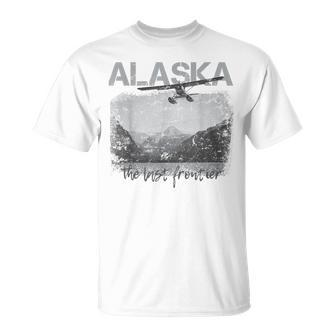 Alaska The Last Frontier With Float Plane T-Shirt - Monsterry UK