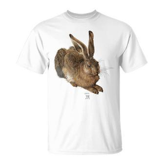 Albrecht Durer Young Rabbit Gray S T-Shirt - Seseable
