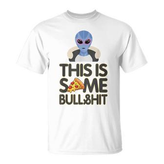 Alien Who Likes Pizza Ufo Alien Colorado Fun T-Shirt | Mazezy UK