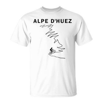 Alpe D'huez Cycling France Road Cycling T-Shirt - Monsterry CA