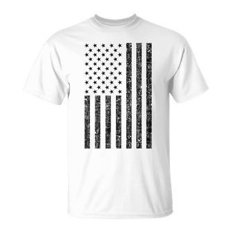 American Flag Military T Patriotic For Men T-Shirt - Monsterry