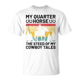 American Quarter Horse Owner Horse Riding Horses Racing T-Shirt - Monsterry AU