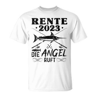 Angler Opa Papa Angeln Ruhestand Rente T-Shirt - Geschenkecke