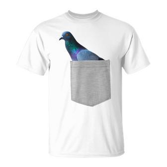 Animal In Your Pocket Pigeon T-Shirt - Monsterry DE