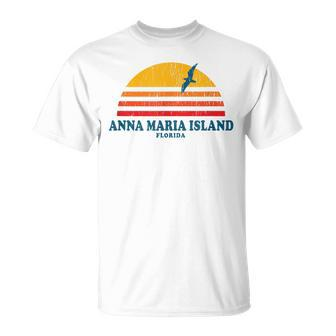 Anna Maria Island Florida Fl Vintage Graphic 70S T-Shirt - Monsterry
