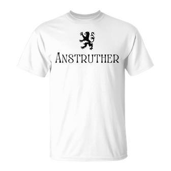 Anstruther Clan Scottish Family Name Scotland Heraldry T-Shirt - Seseable