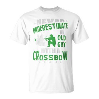 Archery Crossbow Old Guy Medieval Archery T-Shirt - Monsterry CA