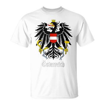 Austrian Eagle Osterreich Austria Flag T-Shirt - Monsterry UK