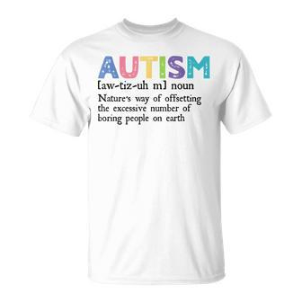 Autism Definition Autism Awareness Acceptance T-Shirt - Seseable