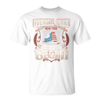 Averill Park New York Usa Flag 4Th Of July T-Shirt - Monsterry UK