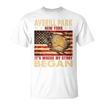 Averill Park New York Usa Flag Independence Day T-Shirt - Monsterry AU