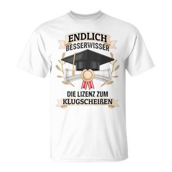 Bachelor Graduation Saying Exam Bestanden Uni Gra T-Shirt - Seseable