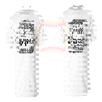 Ball Papaw Leopard Baseball Father's Day T-Shirt | Mazezy