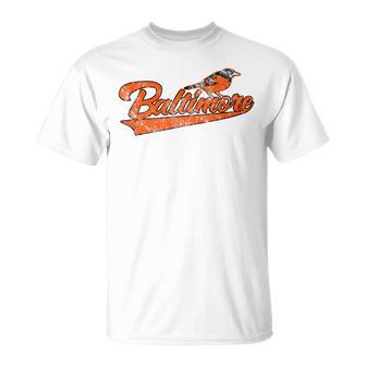 Baltimore Retro Vintage Baseball Classic Maryland T-Shirt | Seseable CA