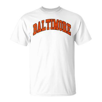 Baltimore Throwback Classic T-Shirt - Seseable