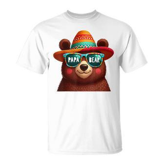 Bär Papa Bear Papaatertagsgeschenk Für Papa Spruch Lustig T-Shirt - Geschenkecke