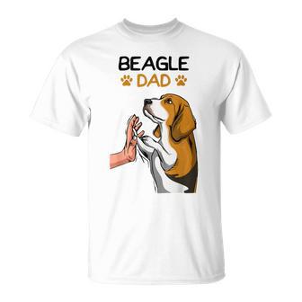 Beagle Dog Dad T-Shirt - Seseable