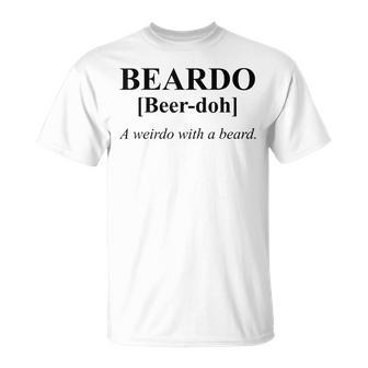 Beardo Dictionary Word Cool Weird T-Shirt - Monsterry