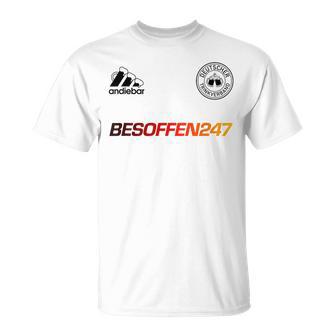 Besoffen247 Sauftrikot X Malle Trikot Deutschland Bier T-Shirt - Geschenkecke